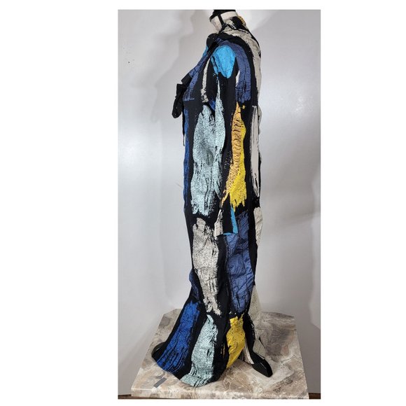Zero + Maria Cornejo Printed Full Length Multi-Coloured Dress Size 2 - Picture 4 of 7